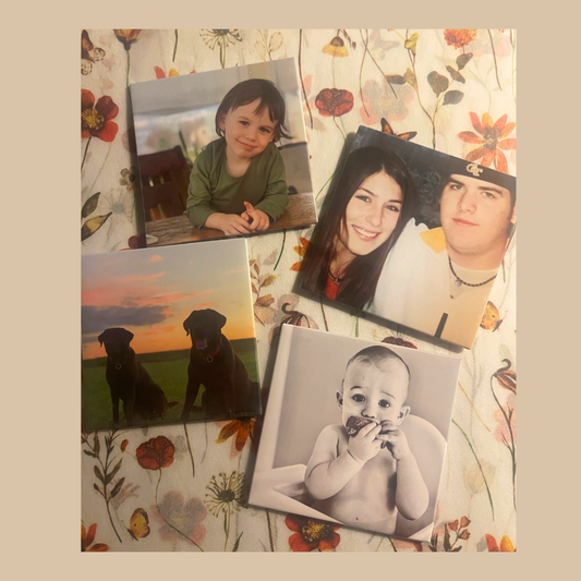 2.5"x2.5" Custom Photo Magnets