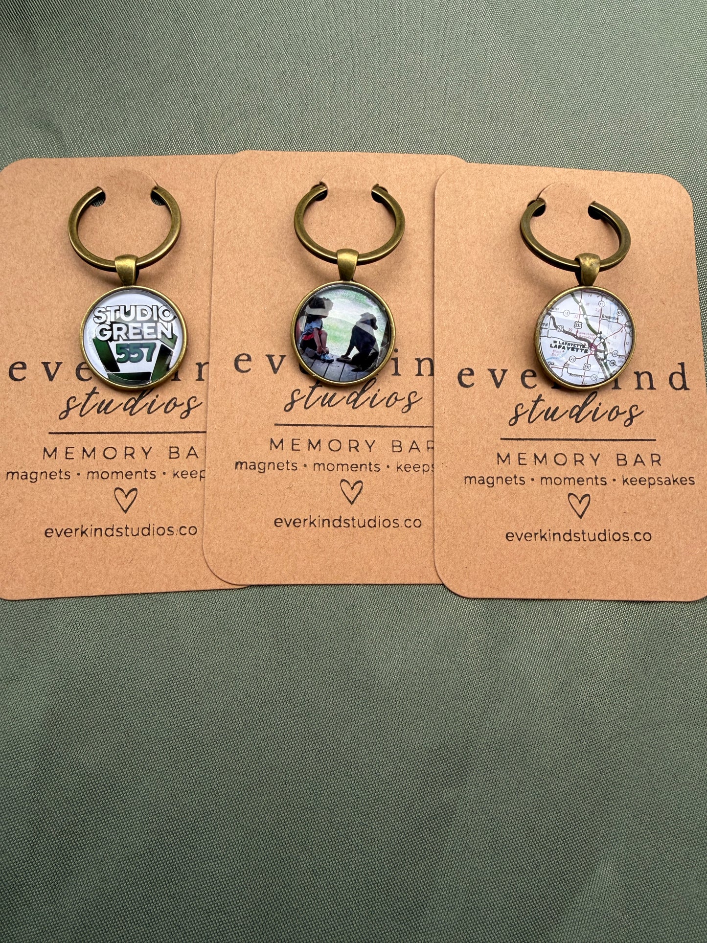 Special Place Map Keychain